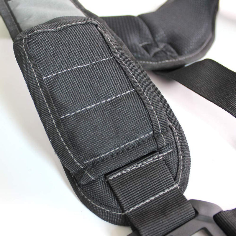 TradeGear Tool Belt Work Suspenders with Velcro Shoulder Pads – Adjustable Fit, Heavy Duty Suspenders – Includes Belt Loops MAGNETIC 3 POINT SUSPENDERS