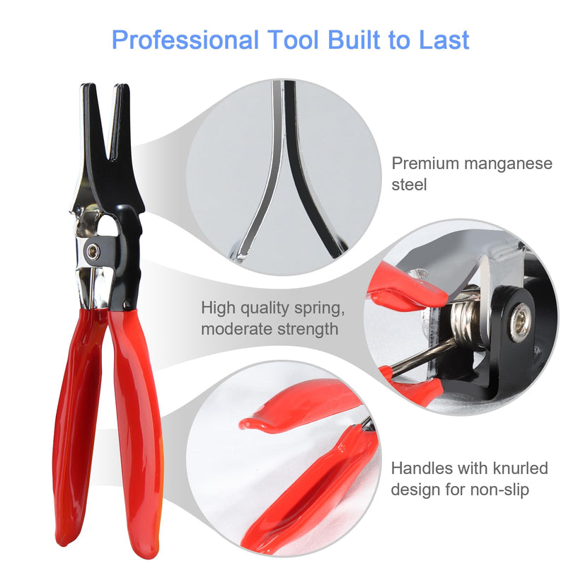 Automobile Hose Removal Pliers, Premium Fuel Line Disconnect Tool, Hose Remover Pliers for Fuel Coolant Pipe Plier, Separator Pipe Repairing for Marine, Oil, Water Hoses and Pneumatic Lines karmiero