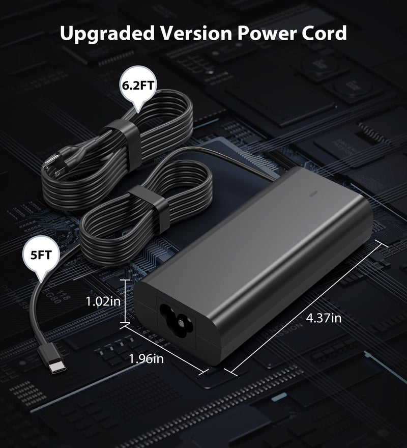 New Slim 65W USB C Laptop Charger for Dell Latitude 5420 5430 5520 5530 5540 7420 7430 7440 7390, XPS 13 Chromebook 3100 Power Adapter Fit for Dell Laptop Charger USB C