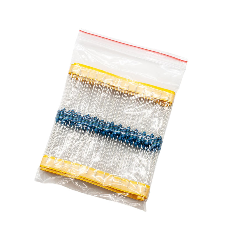 Castle in the air 100pcs 100K ohm 1/4w (0.25 Watt) ±1% Tolerance Metal Film Fixed Resistors, Over 195 Multiple Values of Resistance Optional (100K Ω 100K R 100K ohm) 100 KΩ