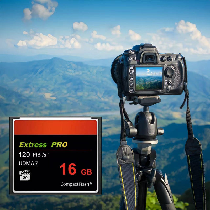 16GB CompactFlash Memory Card UDMA Speed Up to 120MB/s.for Professional Photographer Enthusiast Camera CF Card