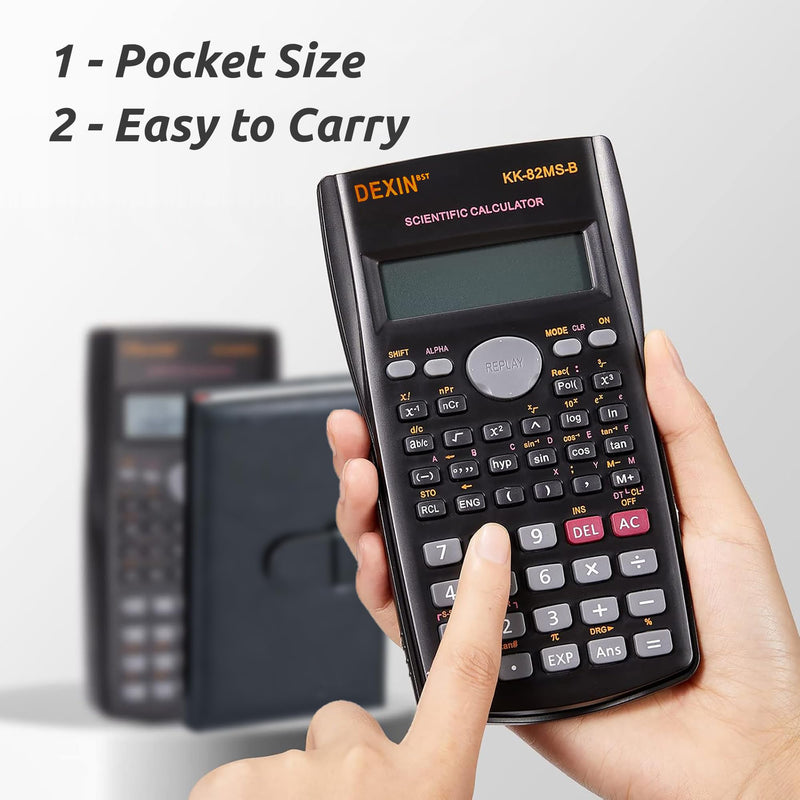 24 Pack Scientific Calculators, 2 Line Engineering Large Display Scientific Calculator Bulk Multi-Function Ideal for Student Teacher Algebra Chemistry Finance Construction Office School Business