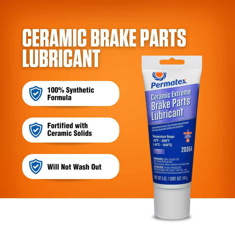 Permatex 20354 Ceramic Extreme Brake Lubricant - 5 oz. Pack of 1 5 oz.