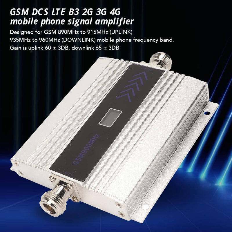 Cell Phone Booster, Up to 200 sq ft Dual Band Cellular Repeater Amplifier Home GSM DCS LTE B3 2G 3G 4G Mobile Phone Amplifier for Home