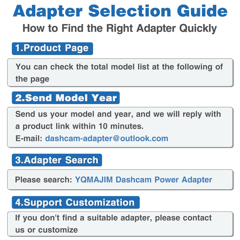 YQMAJIM DashCam Power Adapter,(10P TypeE) Compatible with Select Mazda 2017+ CX5, CX9 with Frameless Mirror, Built-in Hide USB to GPS Radar Mirror Camera Dash Cam Charger Adapter Cable,Clean Install