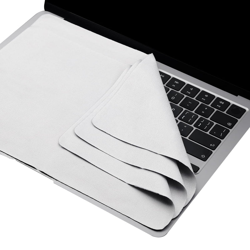 3 Pack Microfiber Liner Cleaning Cloth 13" with Screen Keyboard Imprint Protection, Laptop Keyboard Protector Compatible with MacBook Pro/AIR 13" and MacBook PRO 14"