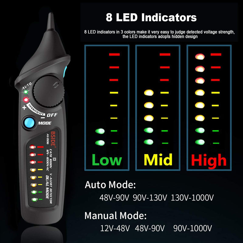 AVD06 Non-Contact Voltage Tester AC 12-1000V Test Pen Circuit Tester