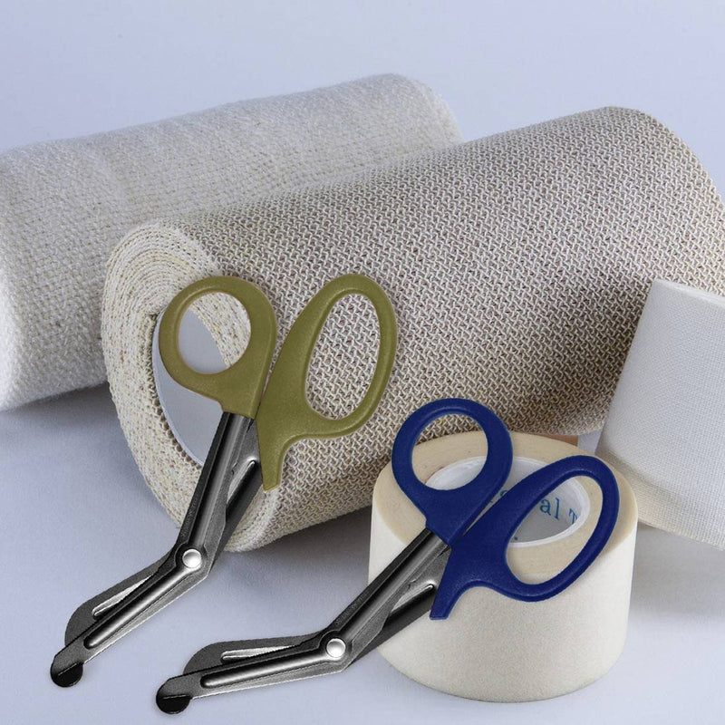 Medical Scissors Trauma Scissors and EMT Bent Steel Bandage Scissors Made of Stainless Steel First Aid Emergency Scissors for Nurses Doctors