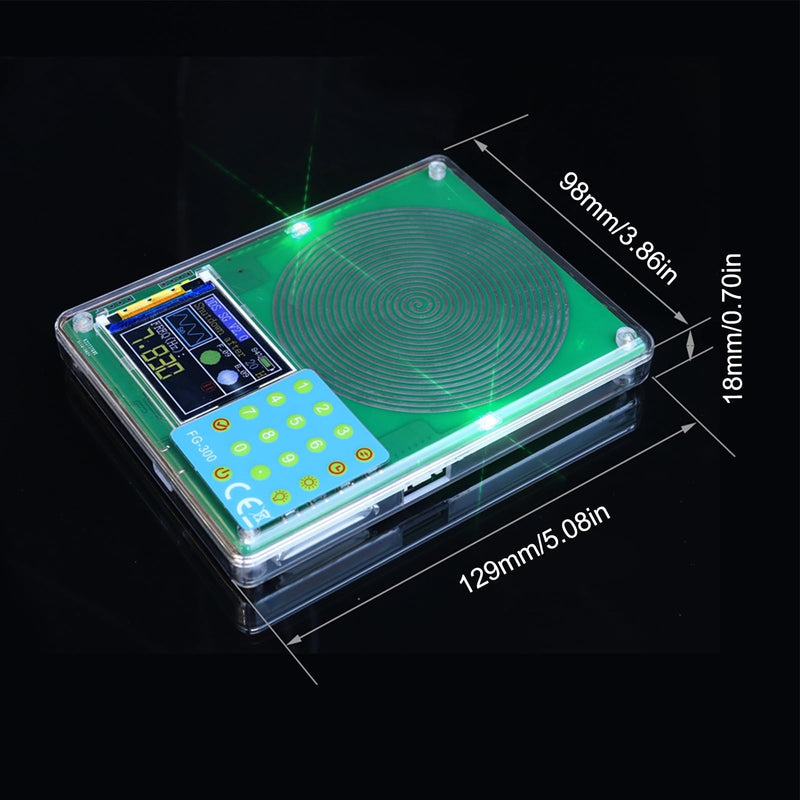 ciciglow 0.001Hz-200KHz DDS Signal Generator, 7.83Hz Resonance Generator with 1.8 Inch TFT Display, Handheld Oscilloscope Supports 13 Waveforms (Battery Version) Batterieversion