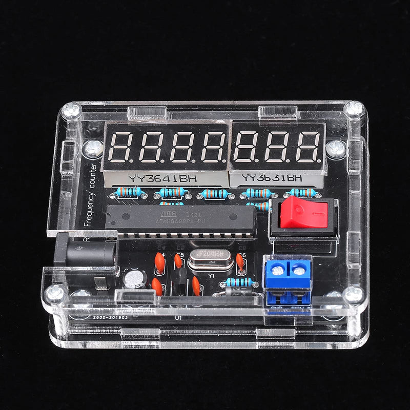 0,45 Hz-10 MHz Frequenzmesser Frequenzzähler VR Frequenz mit Shell Cymometer DIY Kit