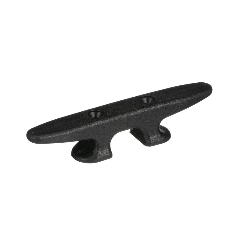 Seachoice Plastic Open Base 8 In. Boat Dock and Anchor Line Cleat, Black Finish One Size 8 In.
