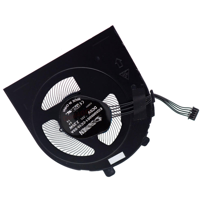 Deal4GO 5-pin CPU Cooling Fan 02DL822 EG50050S1-CC10-S9A Replacement for Lenovo Thinkpad E480 E490 E580 E590 E485 E585 E495 E595, Black