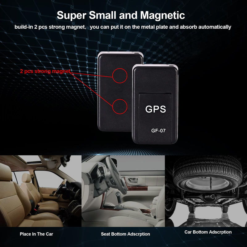 GPS Tracker for Vehicles NoSubscription,Mini GPS Tracker Locator Real Time,Magnetic Anti-Theft Micro Vehicle Tracking Device with Free App ForCars,Kids,Elderly,Pets,Wallet,Luggage