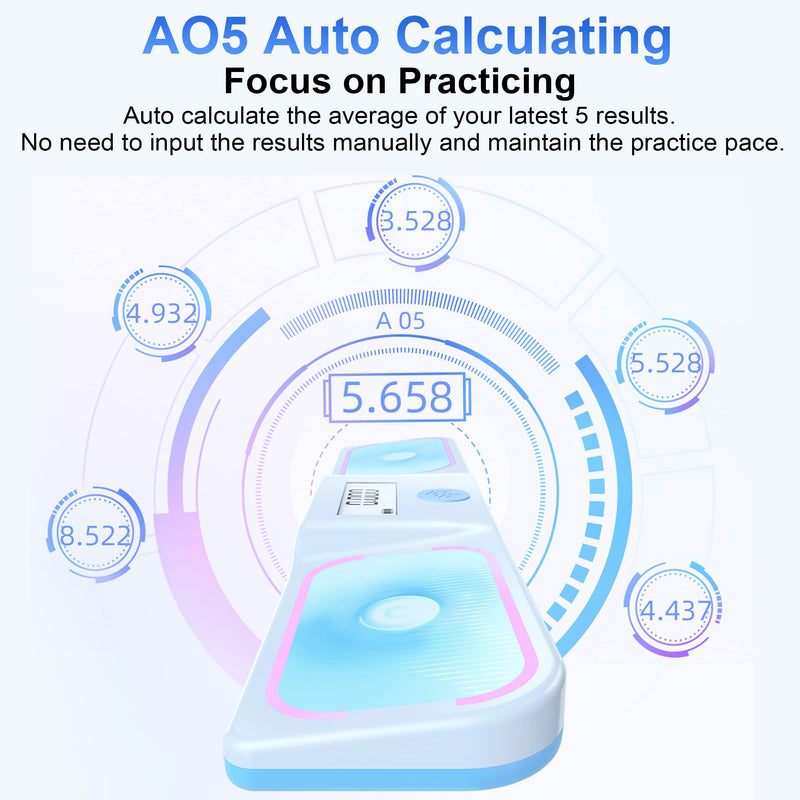 GAN Halo Bluetooth Smart Timer, Speed Cube Timer for Competition, Touch Control Timers with APP Connectivity, Stores up to 10,000 Results, Automatic Calculation, Accuracy to 0.001 Seconds