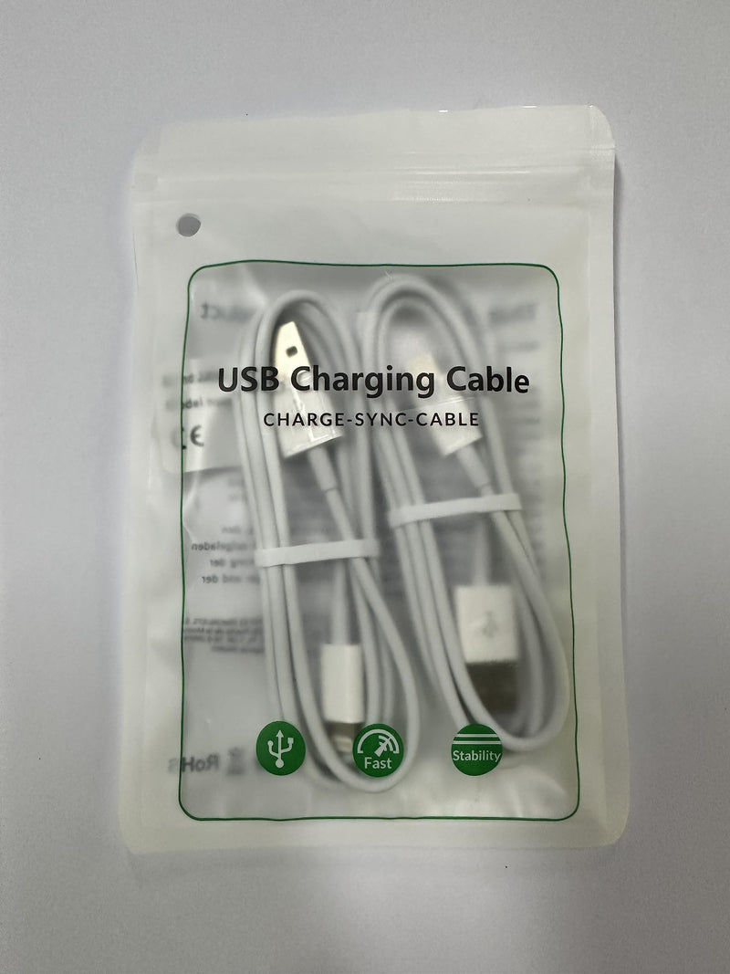 iPhone charging cable, Lightning cable [2Pack1M] iPhone original cable [MFi certified] for Apple iPhone 14 13 Pro Max Mini XS XR X 8 7 6 6s Plus 5 SE, iPad Air (White) 2Pack1M