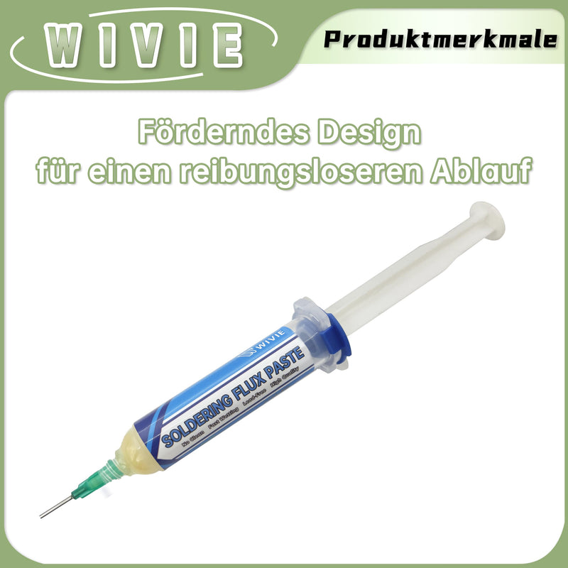 Solder paste flux, lead-free no-clean solder paste flux for SMD/PCB/IC/BGA repair, supplied by WIVIE (4 packs) 4pack