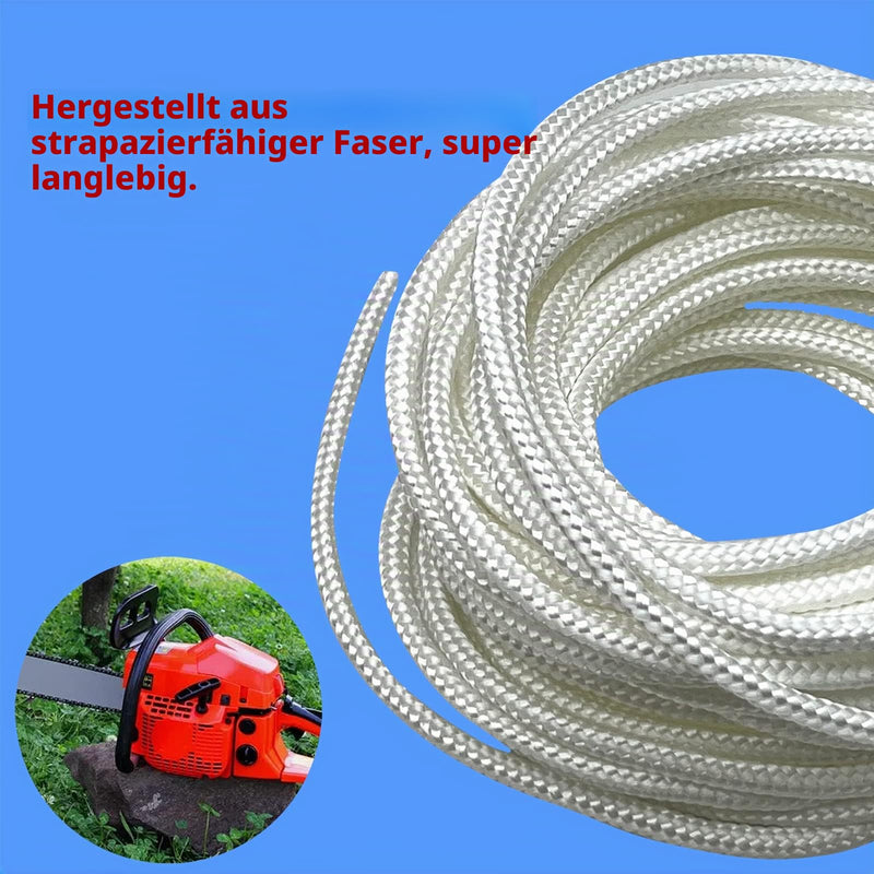 10 Meters 6.0mm Pull Starter Gas Engine White Pull Rope for Gas Engine Starter Rope Hardware Parts 1 Pcs