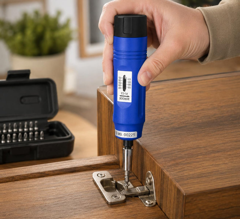 Stark USA 21pcs Adjustable Torque Screwdriver 1/4" inch Drive with Inch/Pounds Precision Measurement Shank 10-50 in/lb Bits Set & Storage Case Torque Screwdriver Kit