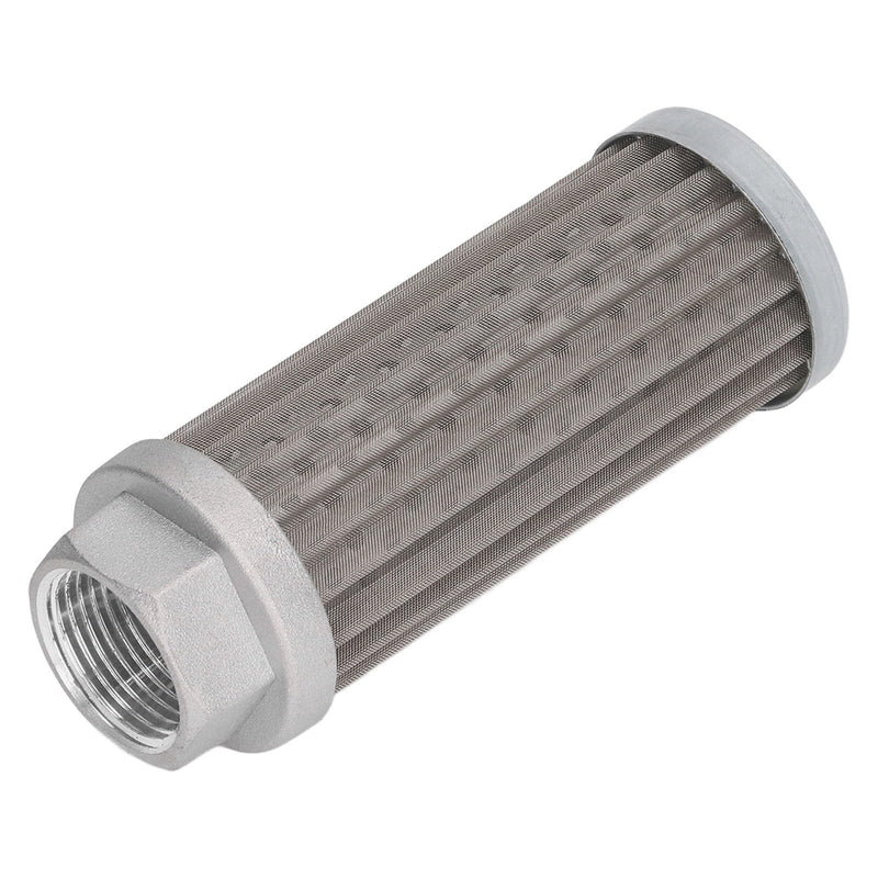 Hydraulic Suction Valve Strainer Filter Cartridge Metal Mesh Pipe Joint Fuel Suction Filter Element for Automobile Generators - Stainless Steel