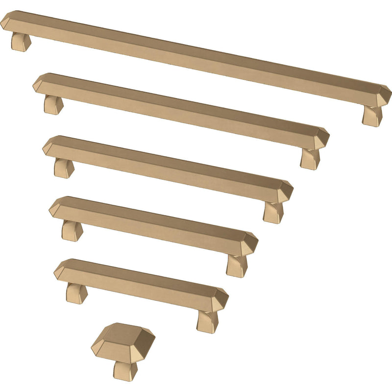 Franklin Brass (5-Pack) – Champagne Bronze Cabinet Handles, 6-5/16 Inch Hole Center, Classic Pulls for Drawers, Kitchen Cabinet Door, Dressers | Napier 6-5/16" (160mm) 5