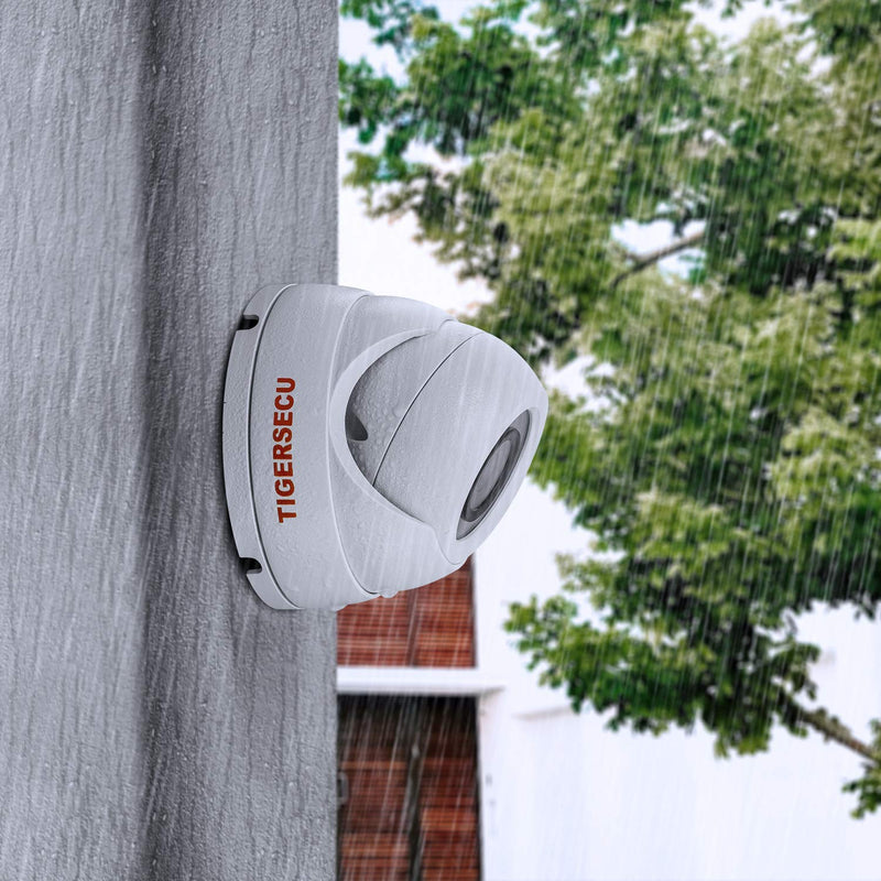 TIGERSECU 1080P Wide Angle Dome Security Camera Bundle 2-Pack