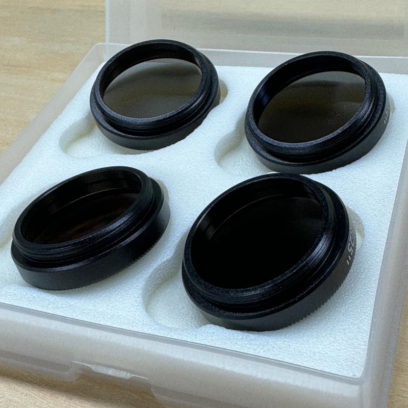 Telescope Filter, Neutral Density Filter Kits ND4 ND8 ND16 ND32, Reduces Moon Glare and Enhances Lunar Crater Details,Prevent Image Overexposure, 1.25" Eyepieces Accessory