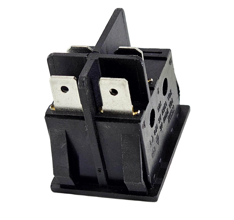 Rocker Switch with Waterproof Cover 2-Pin (4pin) 16 A 250 VAC 30 x 22 mm Red Rocker Illuminated