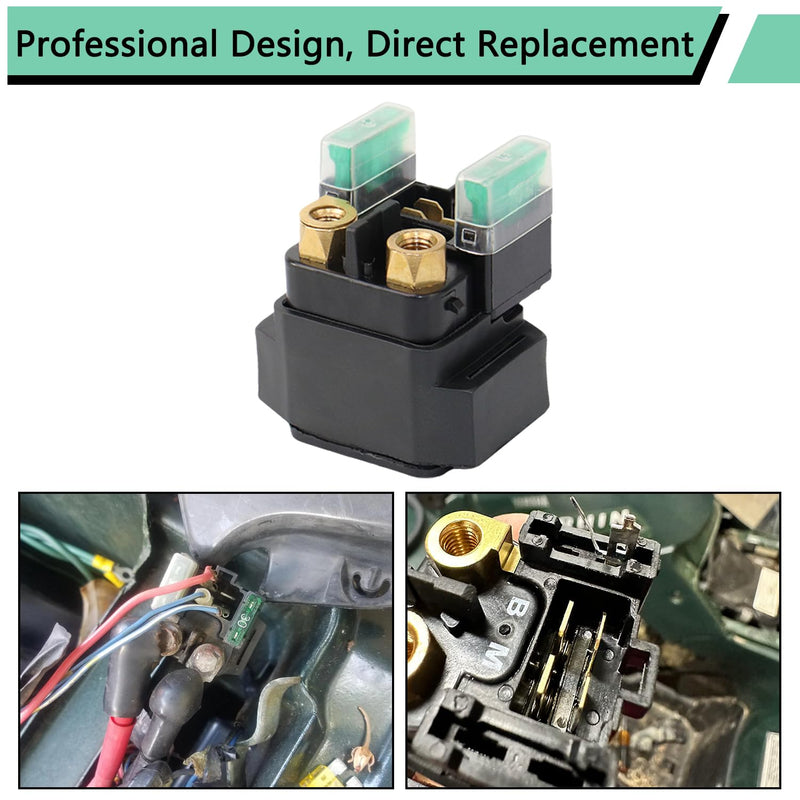 Starter Solenoid Relay Compatible with Most Yamaha ATV YFM 350 400 450 660 - Raptor Grizzly Kodiak Wolverine Big Bear Starter Solenoid