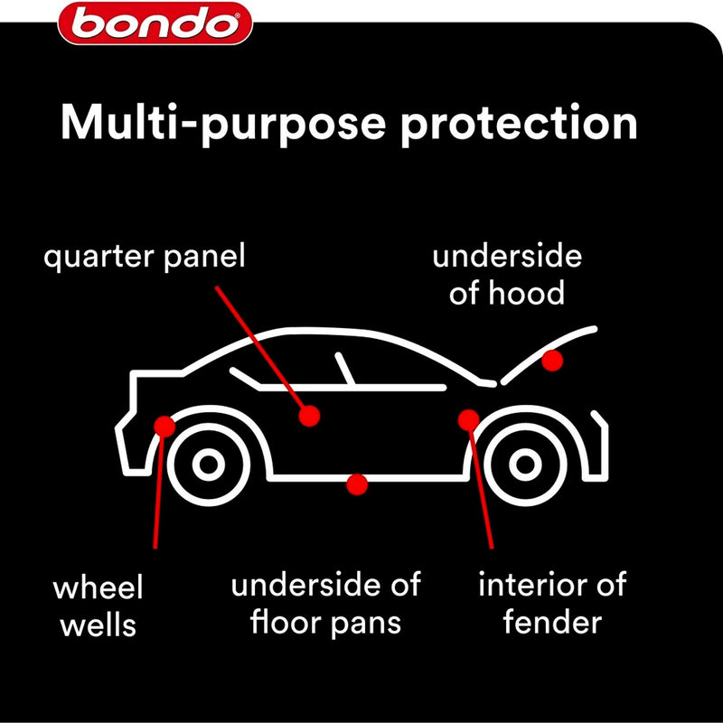 Bondo Rubberized Undercoat, 18 oz. Aerosol