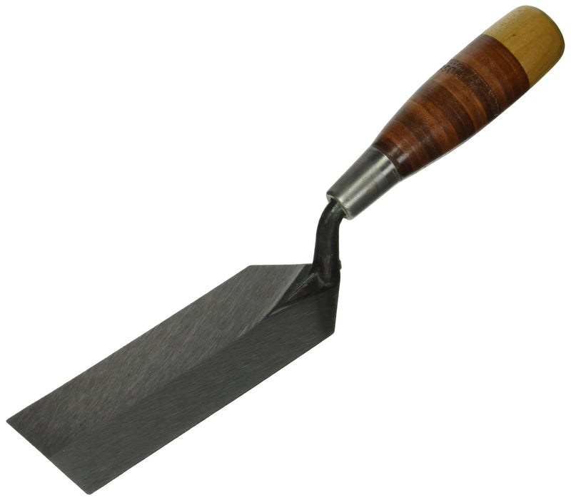 Kraft Tool RO58-6L W.Rose™ 6"x2" Margin Trowel with Leather Handle