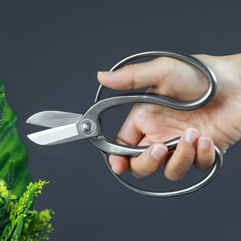 Wazakura Made in Japan Yasugi Stainless Steel Koryu Scissors 6.5" (165 mm) Professional Ikebana Floral Tool, Kado Hasami Flower Arrange Shears (Yasugi Stainless Steel Traditional Koryu) Yasugi Stainless Steel Traditional Koryu