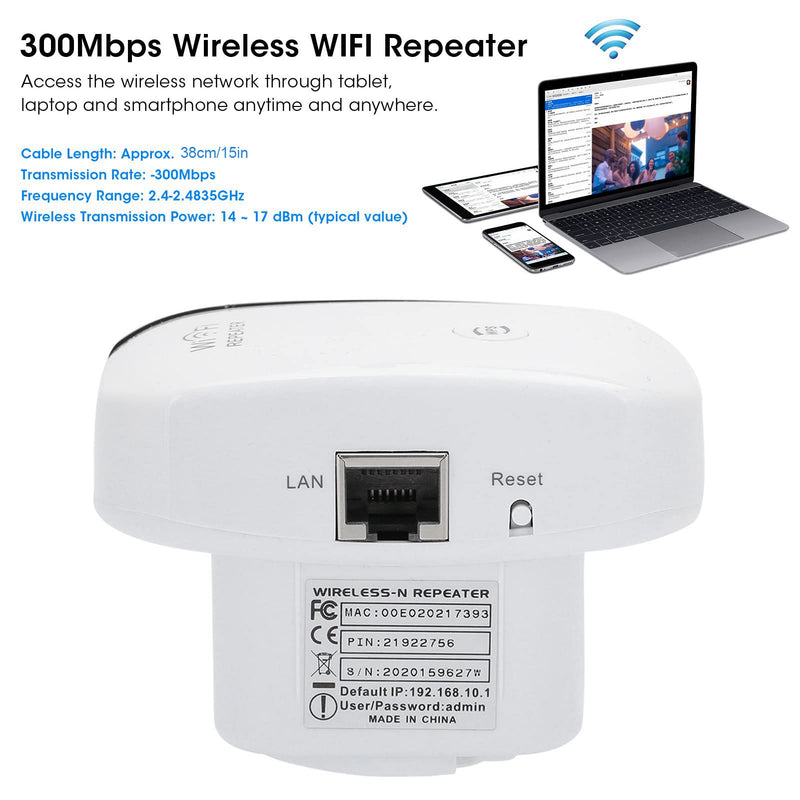 FOSA 300Mbps Repeater, Extender Range Repeater WLAN Network Mini Router Expander