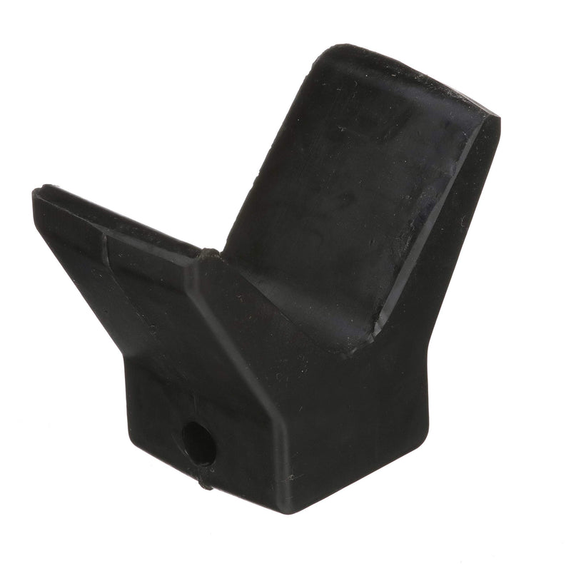 Seachoice Molded Y Bow Stop, Black, Boat Trailer, 2 in. X 2 in. X 3/8 in.