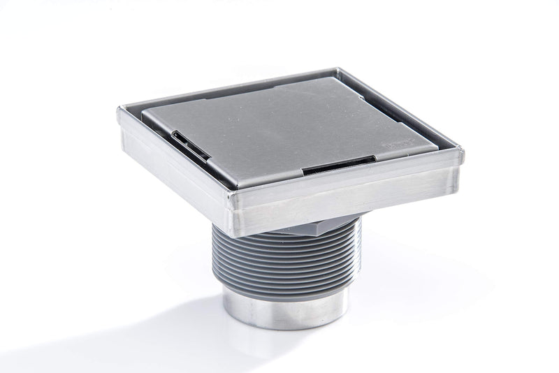 Designline 4 in. x 4 in. Square Drain Tile-in Grate 4"