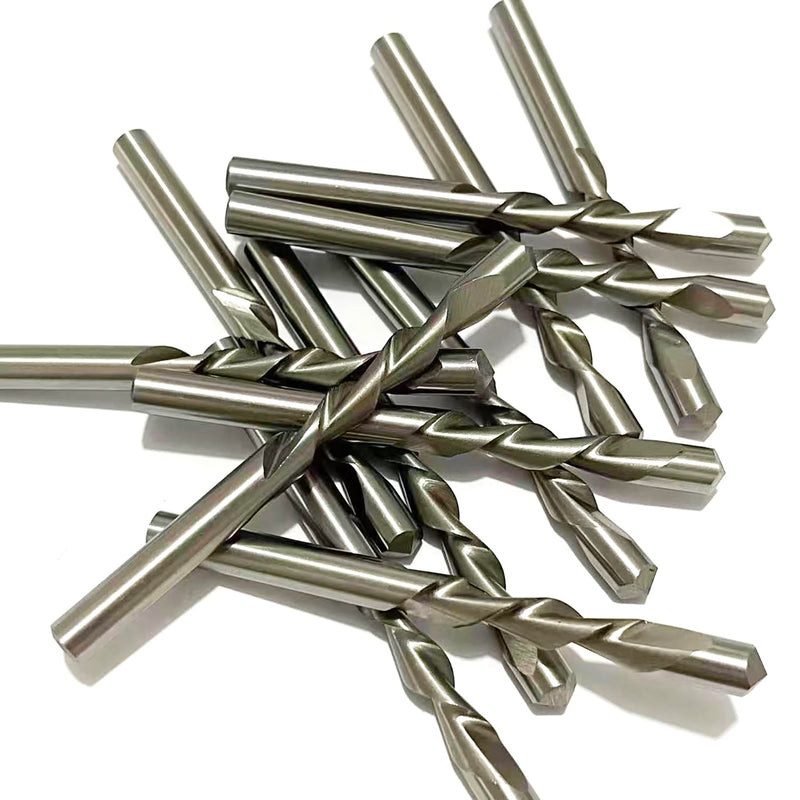 12 Pieces 1/4 Inch Drywall Cutting Tools Guide Point Cutting Bits,HSS65(M2) Materials Drill Bits, Cutting Drywall, Used for with Spiral Saw and Power Tools 12pcs 1/4"