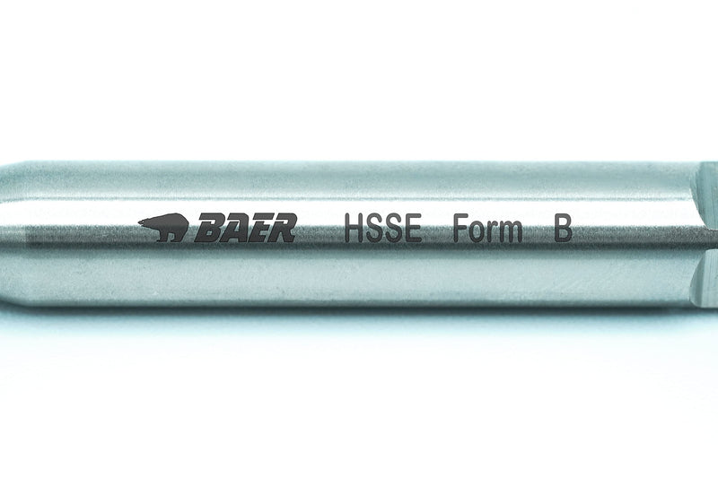 Baer machine tap M6 HSSG form B thread cutter - size M 6 x 1.0 - DIN 371 machine thread drill - tap tap thread cutting professional
