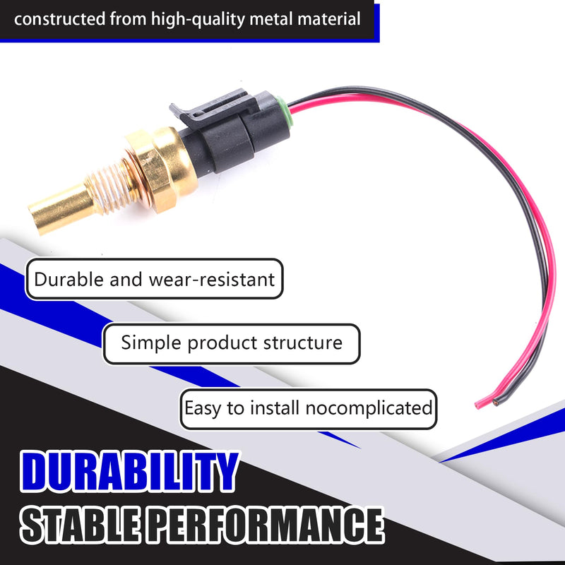 Engine Coolant Temperature Sensor and Pigtail Connector for Buick Lacrosse, Chevy Camaro Impala Silverado Express Equinox Suburban Tahoe,GMC Sierra Yukon,Saab 9-7x,Saturn Vue and More