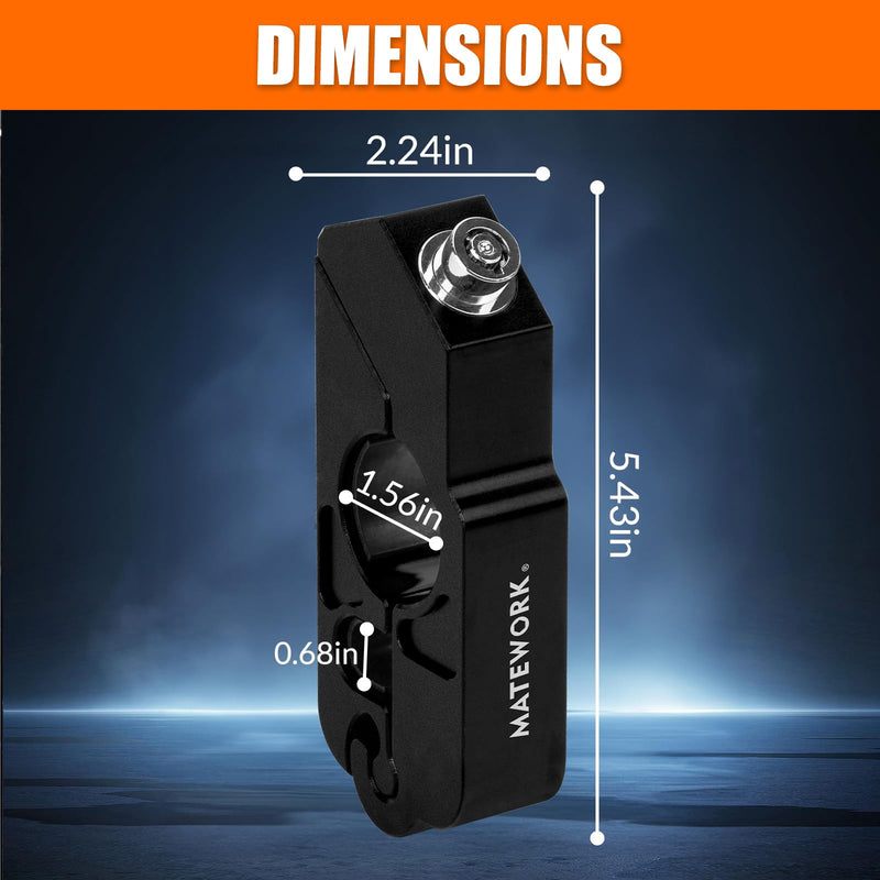 Motorcycle Lock Anti Theft Heavy Duty, Motorcycle Handlebar & Brake Lock with Helmet Lock, Bike Lock, Universal for All Bike Motorcycle Black