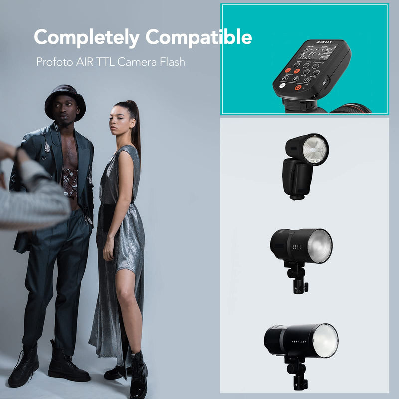 AODELAN TTL Flash Trigger for Nikon Cameras, 1/8000s HSS, Replaces Profoto Air Remote TTL, Compatible for Profoto A1, D2, Pro-10, B10