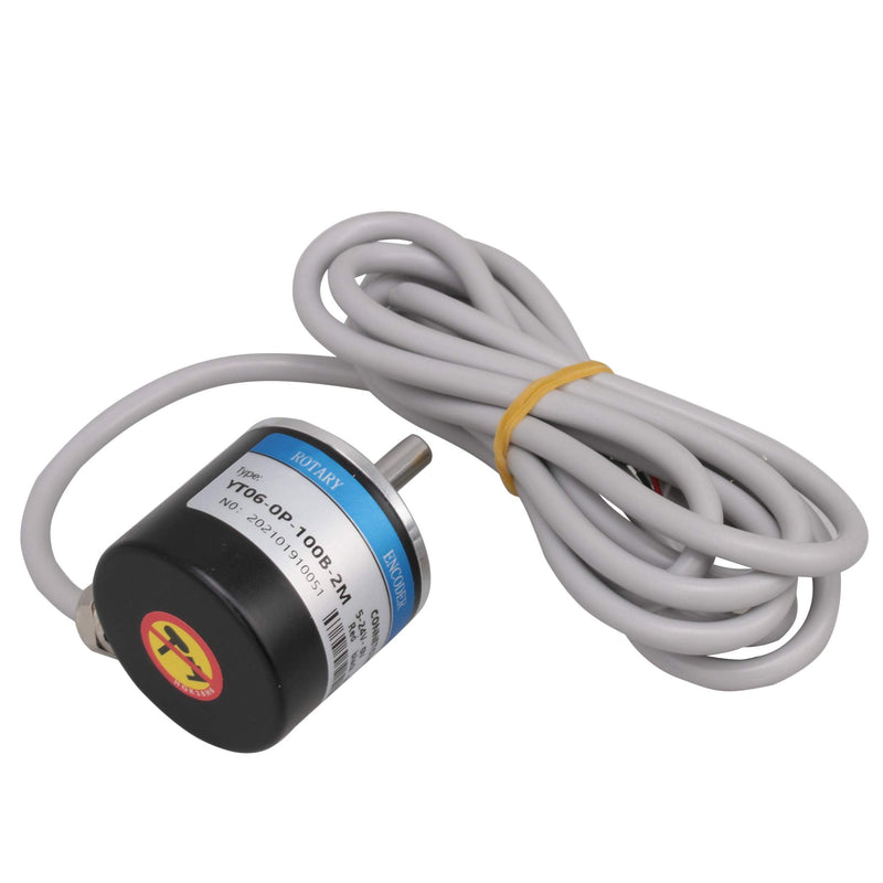 BQLZR 6mm Shaft 100P/R Incremental Rotary Encoder for NPN Open Collector Output Type