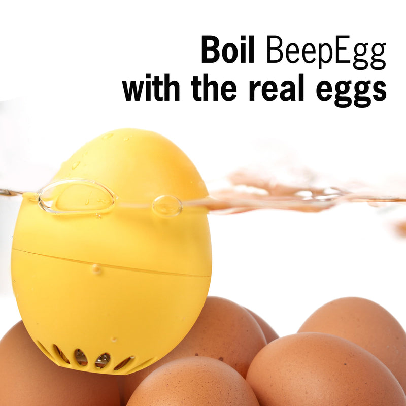 Space BeepEgg – Egg Timer for Boiling Eggs – Musical Egg Cooker for Soft, Medium, Hard Boiled Eggs – Food Safe – Singing Floating Egg Timer – Egg Cooker for 3 Levels of Doneness - Brainstream