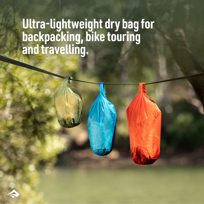 Sea to Summit Ultra-Sil Dry Bag, Ultralight Waterproof Dry Storage Spicy Orange 35 Liter