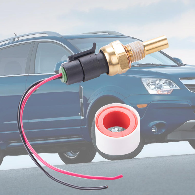 Engine Coolant Temperature Sensor and Pigtail Connector for Buick Lacrosse, Chevy Camaro Impala Silverado Express Equinox Suburban Tahoe,GMC Sierra Yukon,Saab 9-7x,Saturn Vue and More