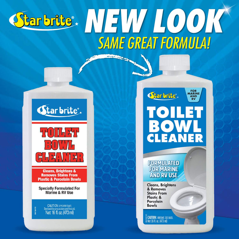 STAR BRITE Toilet Bowl Cleaner for Boat, RV - Removes Stains, Fresh Scent 16oz (086416) Toilet Cleaner