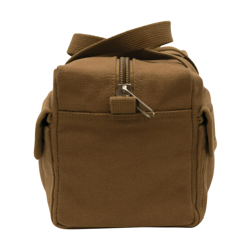 Rothco GI Style Mechanics Tool Bag, Heavy-Duty Canvas Tool Storage | 7.5 Liter Capacity, Heavyweight Canvas, Reinforced Bottom, Garage Storage Work Brown