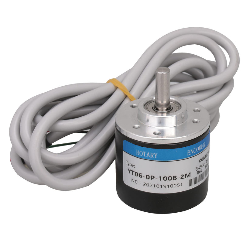 BQLZR 6mm Shaft 100P/R Incremental Rotary Encoder for NPN Open Collector Output Type