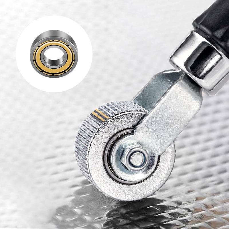 3pcs Car Sound Deadening Roller Car Audio Sound Deadener Application Interior Accessories Metal Installation Tool Seam Roller