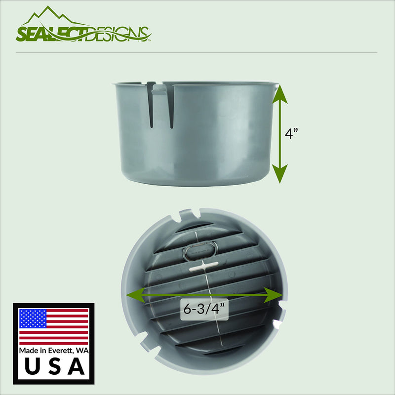 Sea-Lect Designs Hatch Bucket Container for Lifetime Kayaks