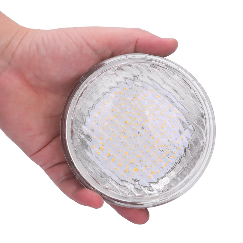 PAR36 LED 12 Watt Light Bulb Outdoor Garden Landscape Lighting Low Voltage 12V AC DC AR111 G53 Underwater Industrial Waterproof IP65 Lamp 6000k Pure White 12 Volt Swimming Pool Deck Lights Value 2Pack