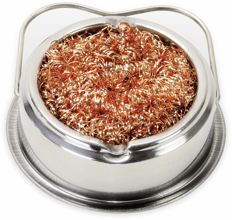 Blanko Soldering Tip Cleaner Brass Wool Sponge Cleaner with Container and Soldering Iron Tray